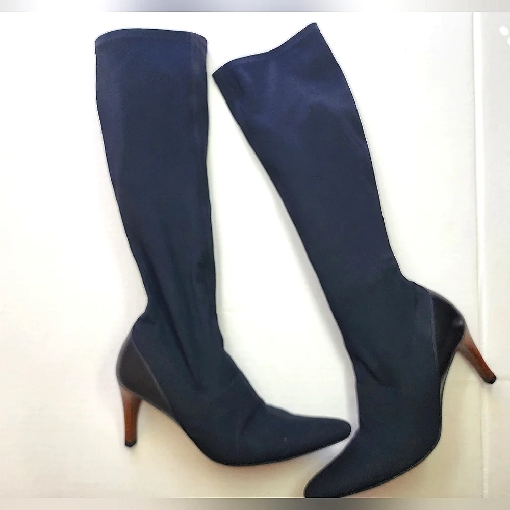 🌸‎ Gucci | Knee High Stretch Boots, size 6, Black